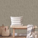 DUTCH WALLCOVERINGS Papier peint simple gris-marron