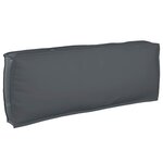 vidaXL Ensemble de Canapés Uni 2 Pièces Anthracite Bois d'Acacia Massif