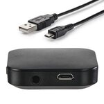 Hama transmetteur bluetooth® tv  adaptateur audio 2 en 1