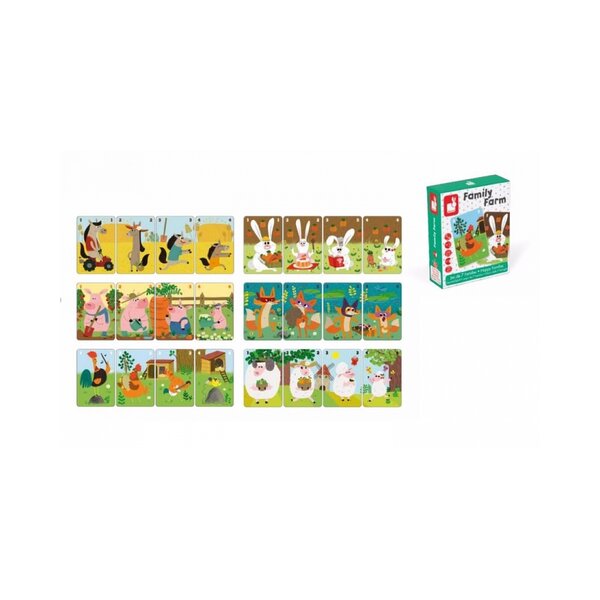 Jeu de 7 familles Family farm