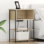 vidaXL Cabinet de chevet Chêne sonoma 55 x 31 x 76 cm