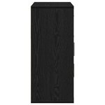 vidaXL Buffet avec tiroir Chêne noir 60 x 31 x 70 cm Bois d'ingénierie
