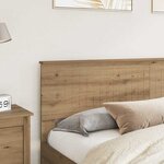 vidaXL Tête de lit Chêne artisanal 180 cm Bois d'ingénierie