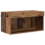 vidaXL Unités murales TV avec LED 5 Pièces Bois Ancien 80 x 30 x 40 cm