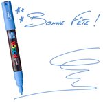 Marqueur posca pc-1mc bleu ciel pointe extra-fine conique