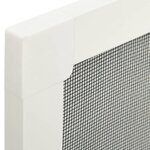 vidaXL Moustiquaire pour fenêtre Blanc 90x120 cm