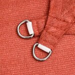 vidaXL Voile d'ombrage 160 g/m² triangulaire terre cuite 4x4x5 8m PEHD