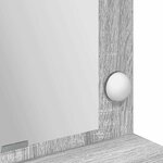 vidaXL Coiffeuse Sonoma gris 100 x 41 x 135 cm Bois d'ingénierie