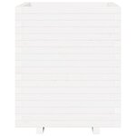 vidaXL Jardinière blanc 60x60x72 5 cm bois de pin massif