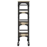 vidaXL Chariot de cuisine chêne sonoma 53x20x76 cm bois d'ingénierie