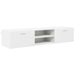 vidaXL Cabinet en Bois Blanc 150 x 39 x 30 cm Bois d'ingénierie