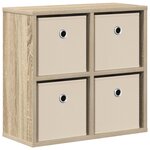 vidaXL Buffet Chêne Sonoma 49 5 x 22 x 47 cm