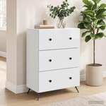 vidaXL Armoire à tiroirs 66 x 34 5 x 90 cm Bois d'ingénierie