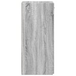 vidaXL Buffet sonoma gris 30x42 5x93 cm bois d'ingénierie