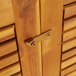 vidaXL Boîte de rangement de jardin 70x87x104 cm bois massif d'acacia