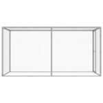 vidaXL Cage pour chat 3x1,5x1,5 m Acier galvanisé