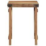 vidaXL Table de salle à manger Marron 60 x 55 x 76 cm