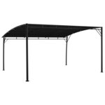 Vidaxl auvent pare-soleil de jardin 4x3x2 55 m anthracite