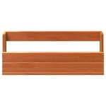 vidaXL Étagères à chaussures murales 2 Pièces cire marron 59x8 5x23 5 cm