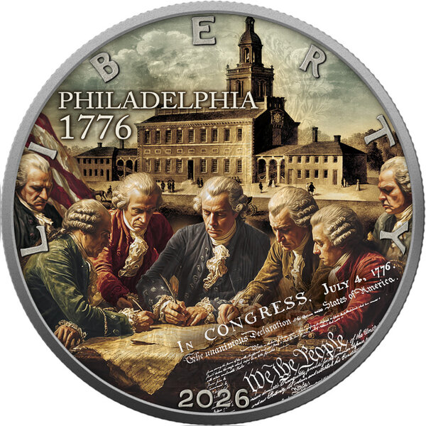 Monnaie AMERICAN INDEPENDENCE 1 Oz Argent 1$ United States 2026
