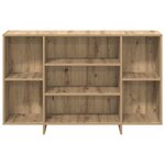 vidaXL Buffet chêne artisanal 120 x 30 x 75 cm Bois d'ingénierie