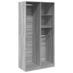 vidaXL Garde-robe sonoma gris 100x50x200 cm bois d'ingénierie