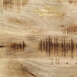 vidaXL Tête de lit 120 cm bois massif manguier et fer