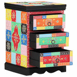 vidaXL Armoire à tiroirs Multicolore 40 x 40 x 60 cm