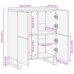 vidaXL Meubles et étagères de rangement pour médias Blanc et Noir