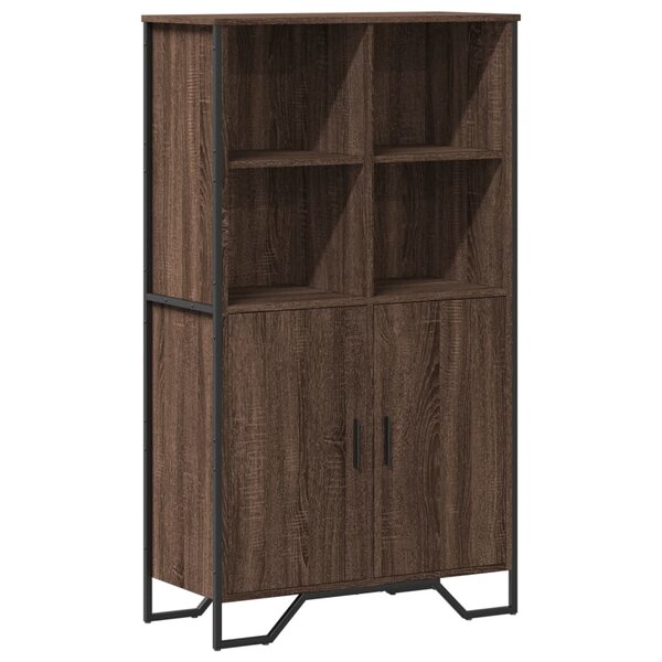 vidaXL Buffet haut chêne marron 79 5x35 5x137 5 cm bois d'ingénierie