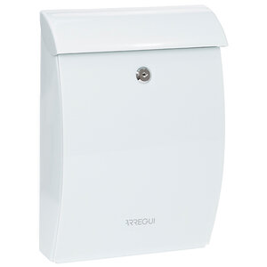 Boîte aux lettres en plastique  Mininova E5331  Robuste  Anticorrosion  Blanc