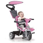 FEBER Tricycle Evolutif Trike Baby Plus Music Rose
