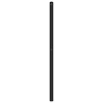 vidaXL Tête de lit métal noir 120 cm