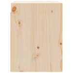 vidaXL Armoire murale 30x30x40 cm Bois de pin massif