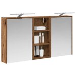 vidaXL Ensemble de Meubles de Salle de Bain 3 Pièces 116 x 16 x 62 5 cm