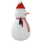 vidaXL Bonhomme de neige gonflable avec LED 360 cm