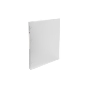 Classeur 4 anneaux translucide A4 Polypropylène, Dos 2 cm Capacité 100 feuilles - Incolore (paquet 5 unités)