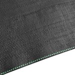 vidaXL Membrane anti-mauvaises herbes noir 1 5x25 m PP