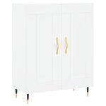 vidaXL Buffet blanc 69 5x34x90 cm bois d'ingénierie