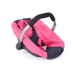 Bayer Chic 2000 708-84 - Siège auto pour poupées Rose à pois