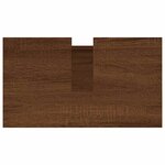 vidaXL Armoire de bain chêne marron 58x33x60 cm bois d'ingénierie