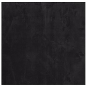 vidaXL Tapis HUARTE à poils courts doux et lavable noir 160x160 cm