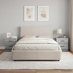vidaXL Cabinet de chevet 2 Pièces Sonoma gris 43 x 34 5 x 44 5 cm