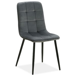 Chaise Salle à Manger Gris Design Moderne