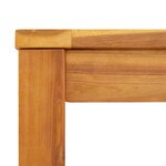vidaXL Table à manger de jardin 180x90x75 cm bois massif d'acacia