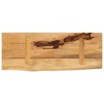vidaXL Dessus de table 70x20x2 5 cm bord vif bois massif manguier brut