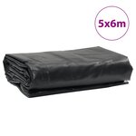 vidaXL Bâche anthracite 5x6 m 650 g/m²
