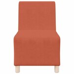 vidaXL Unité de Sofa Modulaire Sans Accoudoirs 3 Pièces Orange