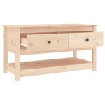 vidaXL Table basse 102x49x55 cm Bois massif de pin