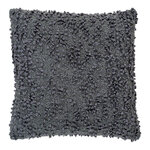 Coussin carré gris 45 x 45 cm